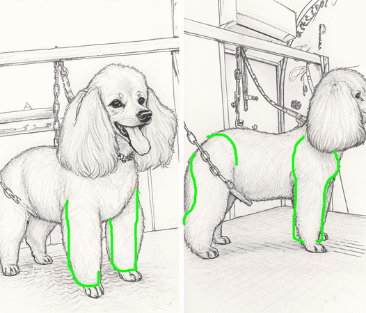 Mauvais toilettage et correction